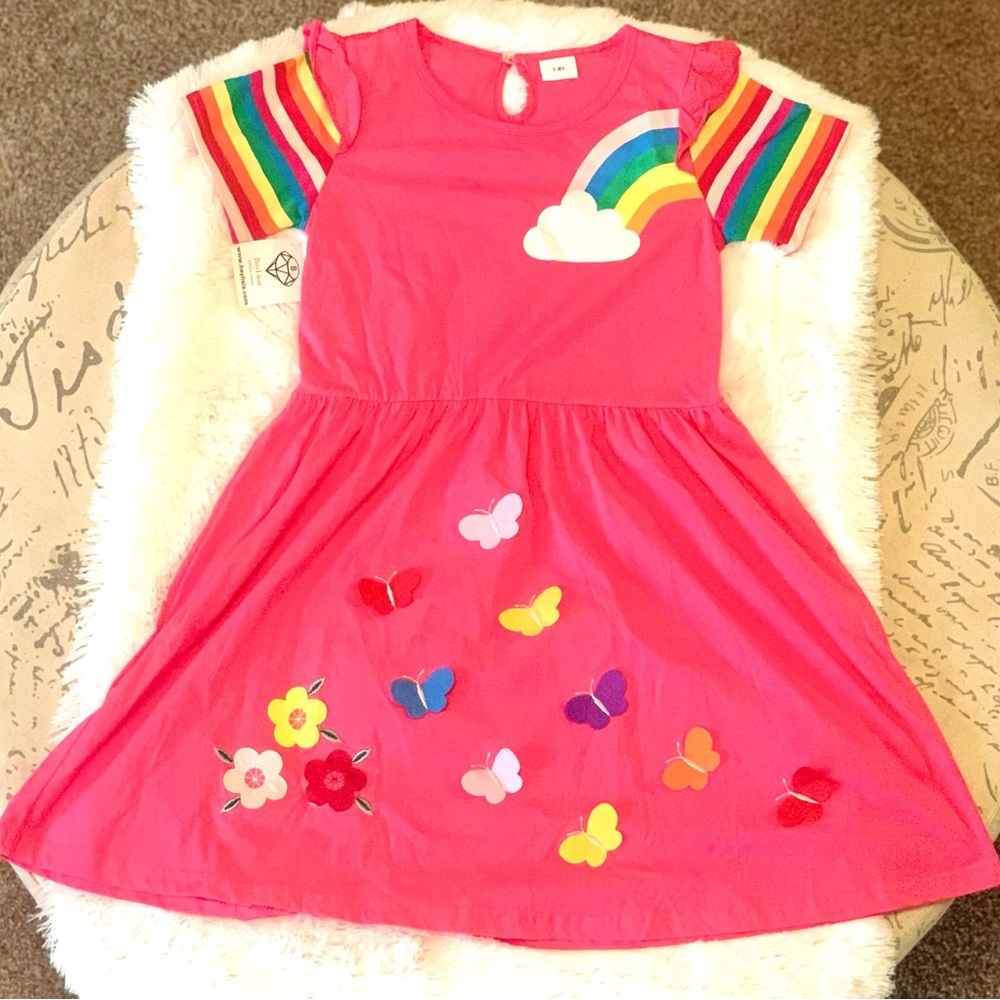 Girl’s Size 6 and 7 Summer Dresses only in this color.
